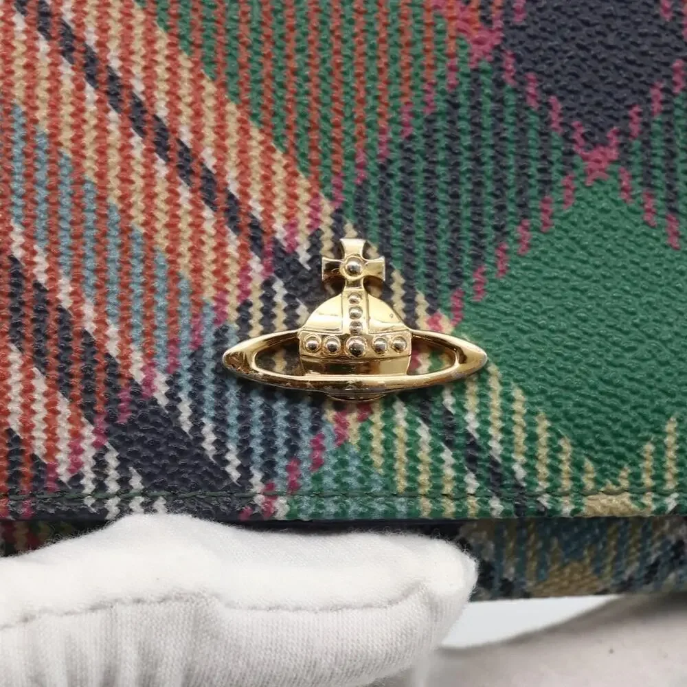 Vivienne Westwood Vinyl Long Wallet Multicolor